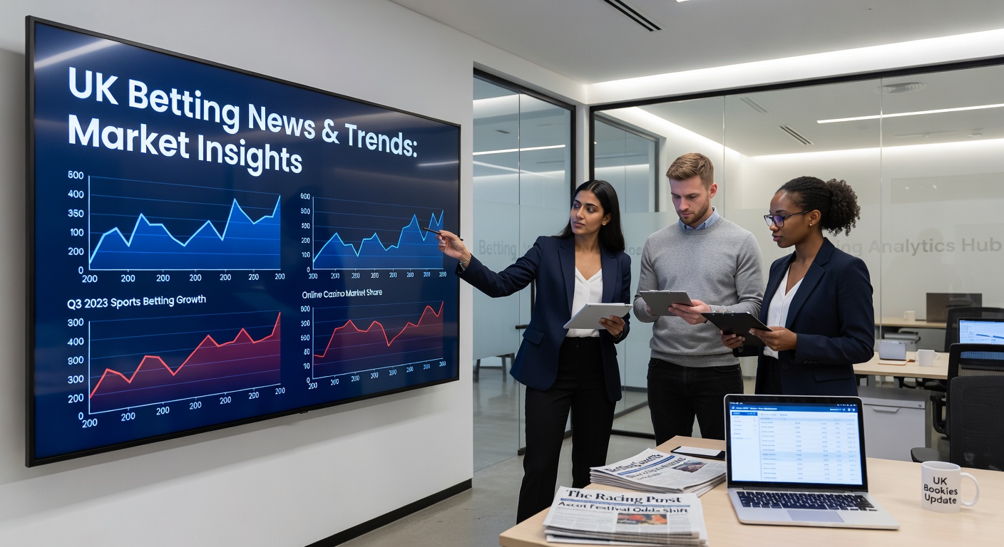 Dr. James Noyes advocating for gambling policy review, with UK horse racing track in background