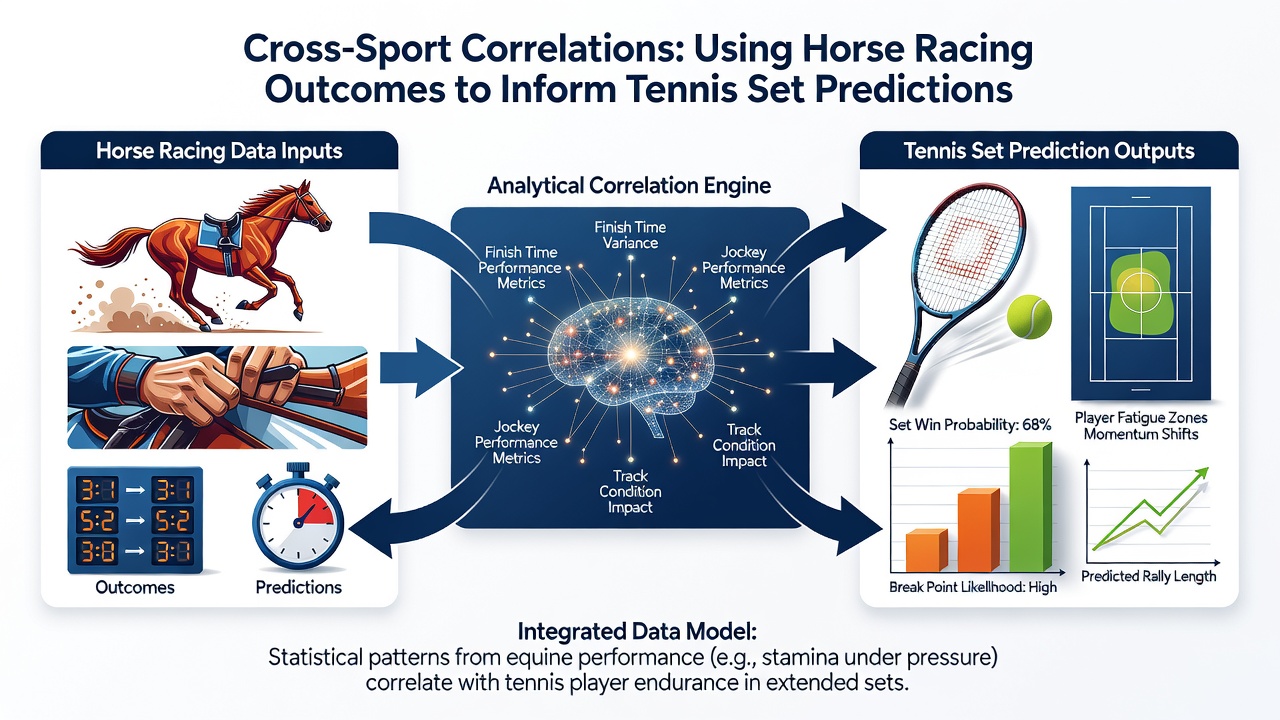 Detailed chart comparing horse racing sectional times with tennis set duration statistics