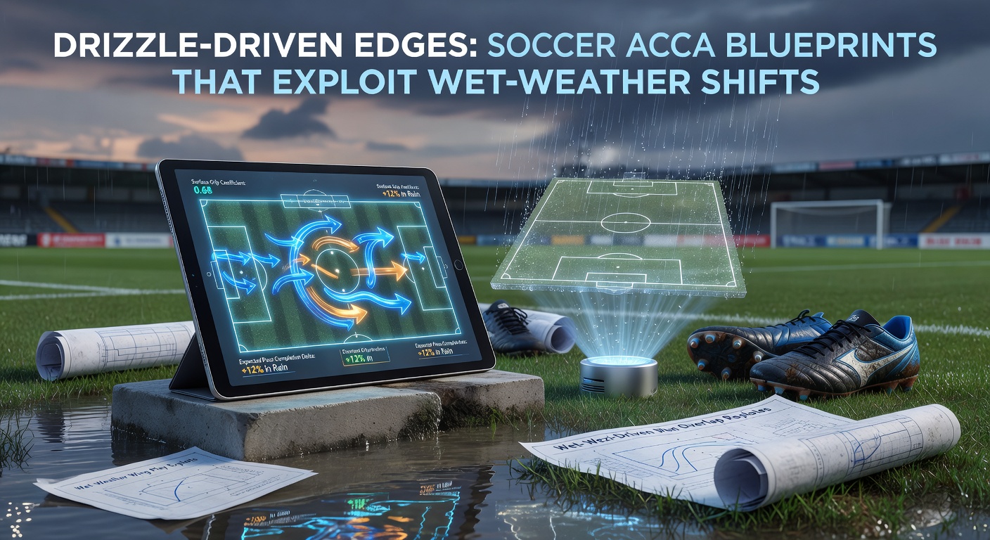 Soccer players battling on a rain-soaked pitch during a Premier League match, highlighting slippery conditions and defensive struggles