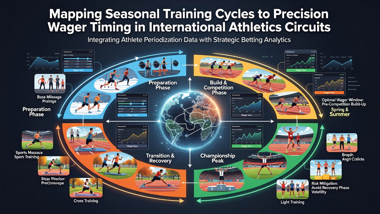 International athletics circuit events showing seasonal performance variations