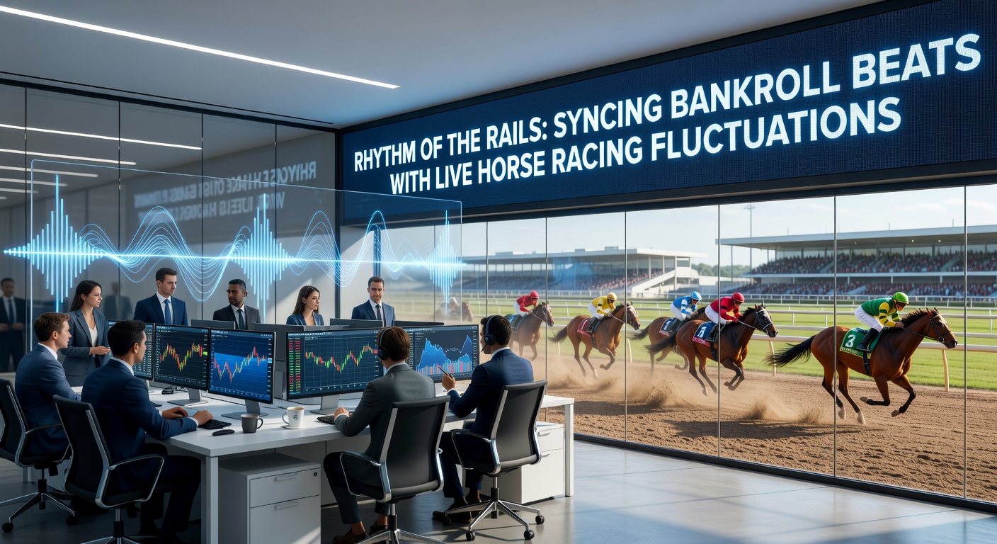 Dynamic tote board displaying shifting odds in a bustling horse racing paddock as bettors react in real time