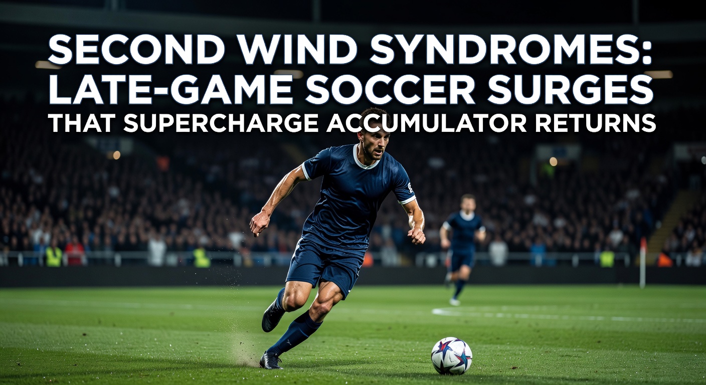 A soccer player celebrating a late goal in a packed stadium during a tense match, crowd erupting in the background