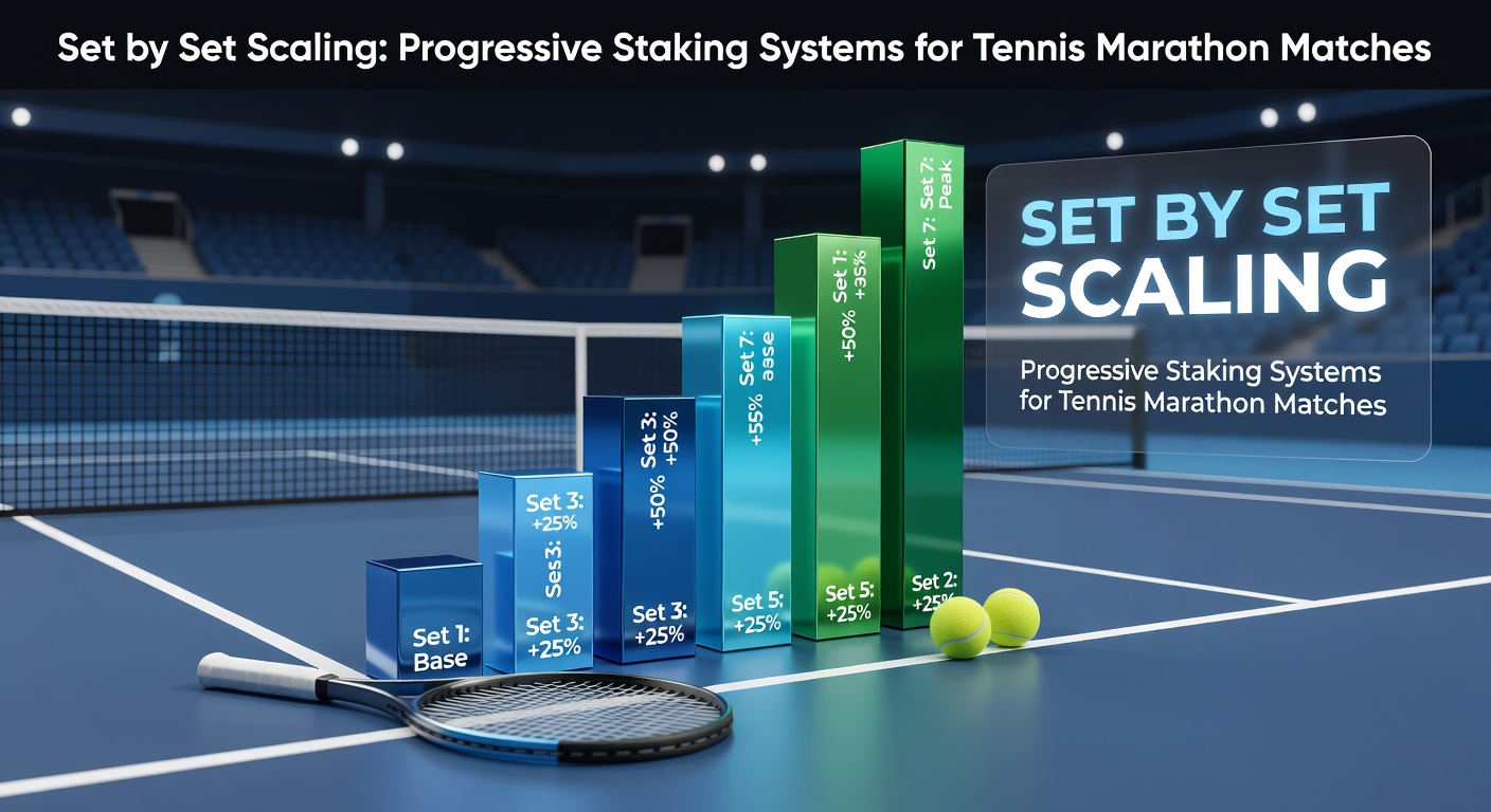 Tennis players locked in a grueling five-set marathon match under stadium lights, showcasing endurance and strategy